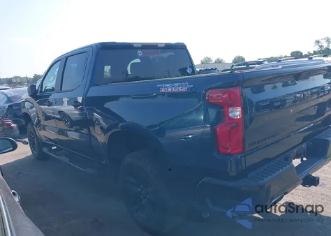 2020 Chevrolet Silverado 4Wd Short Bed Custom Trail Boss z USA, uszkodzony, nr VIN 1GCPYCEF9LZ163221